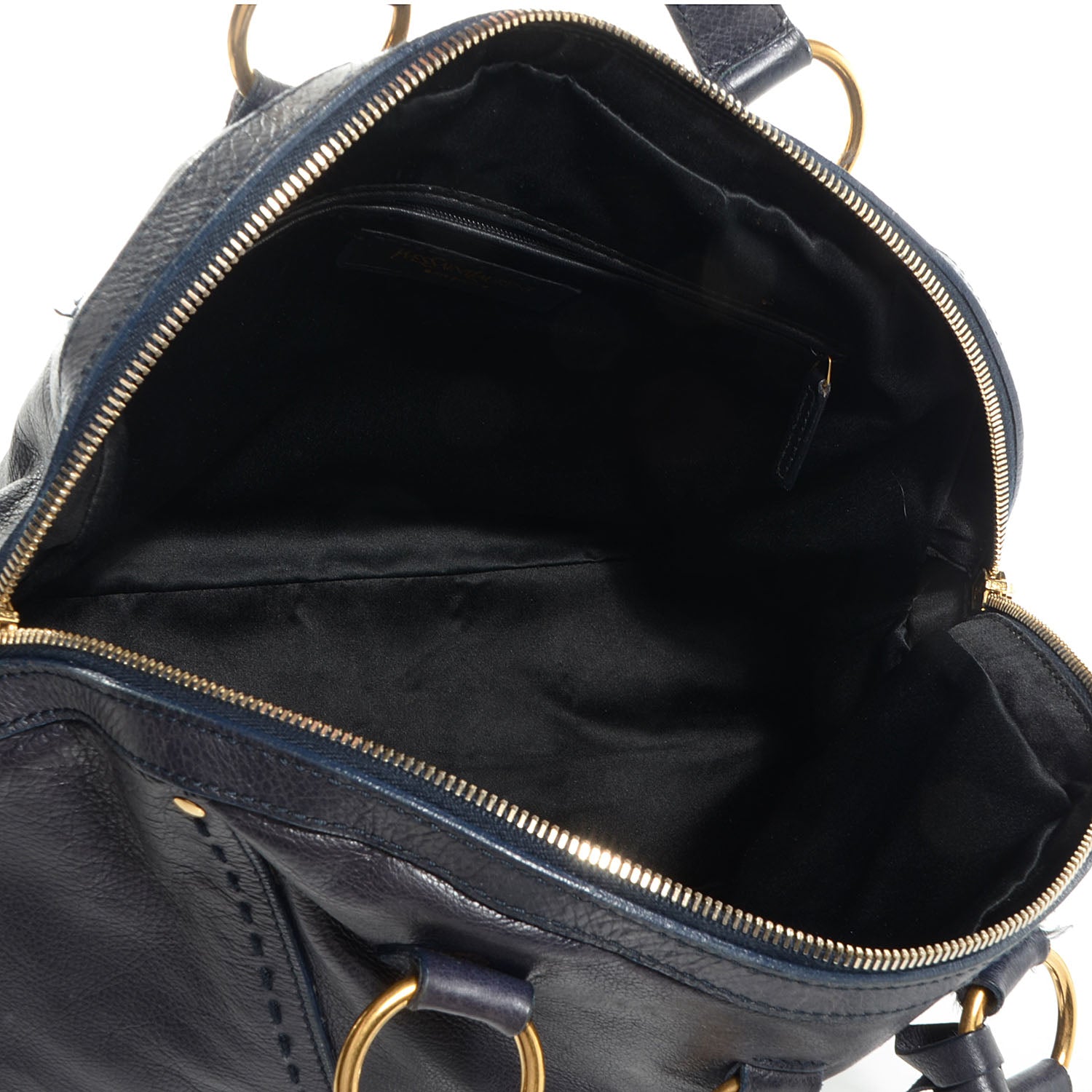 Saint Laurent Leather Large Muse Navy Blue 5 of 10