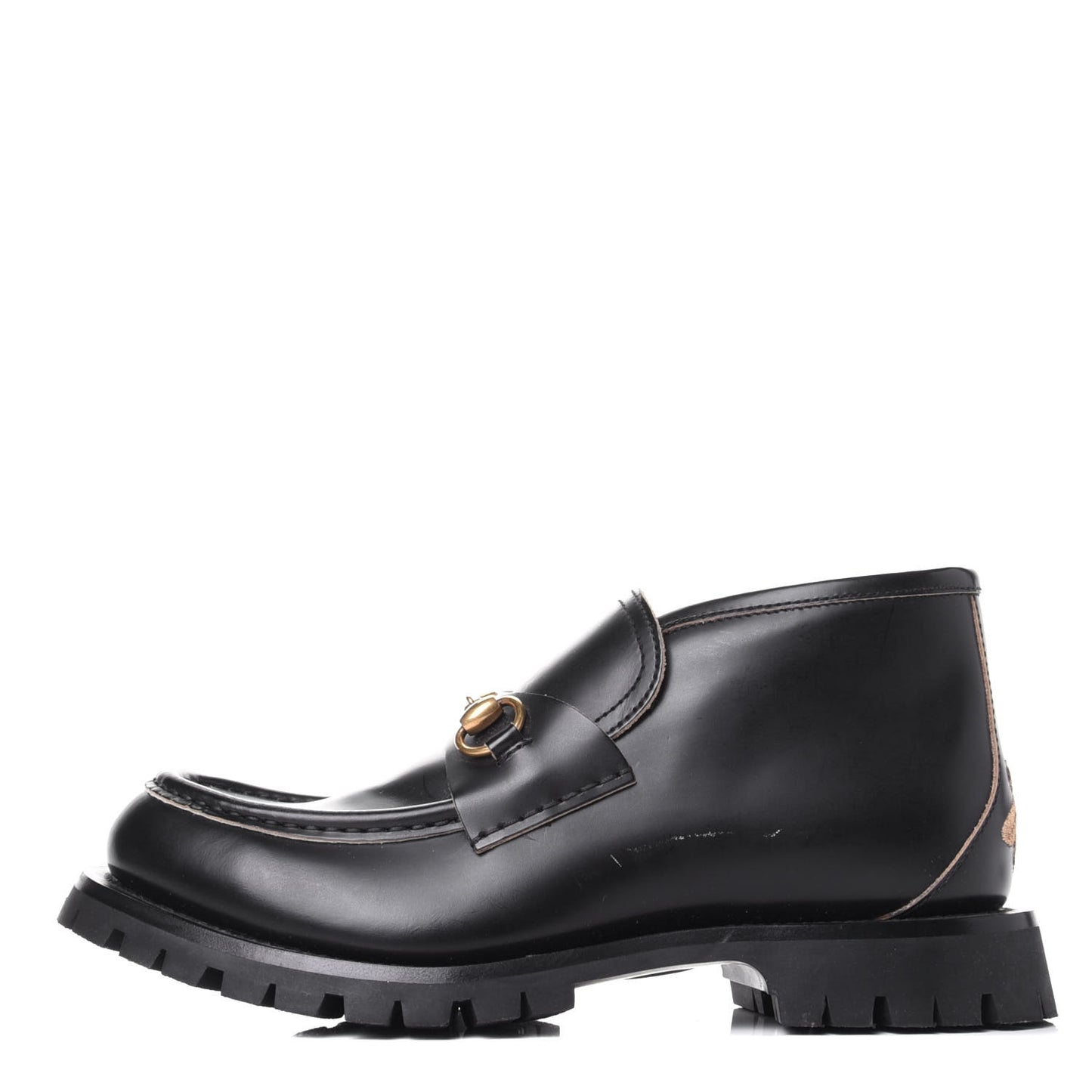 Cordovan Lux Mens Harald Horsebit Ankle Boots 8.5 Black