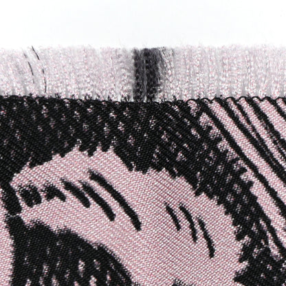 Christian Dior Silk Zodiac Print Scarf 90 Pink 5 of 6