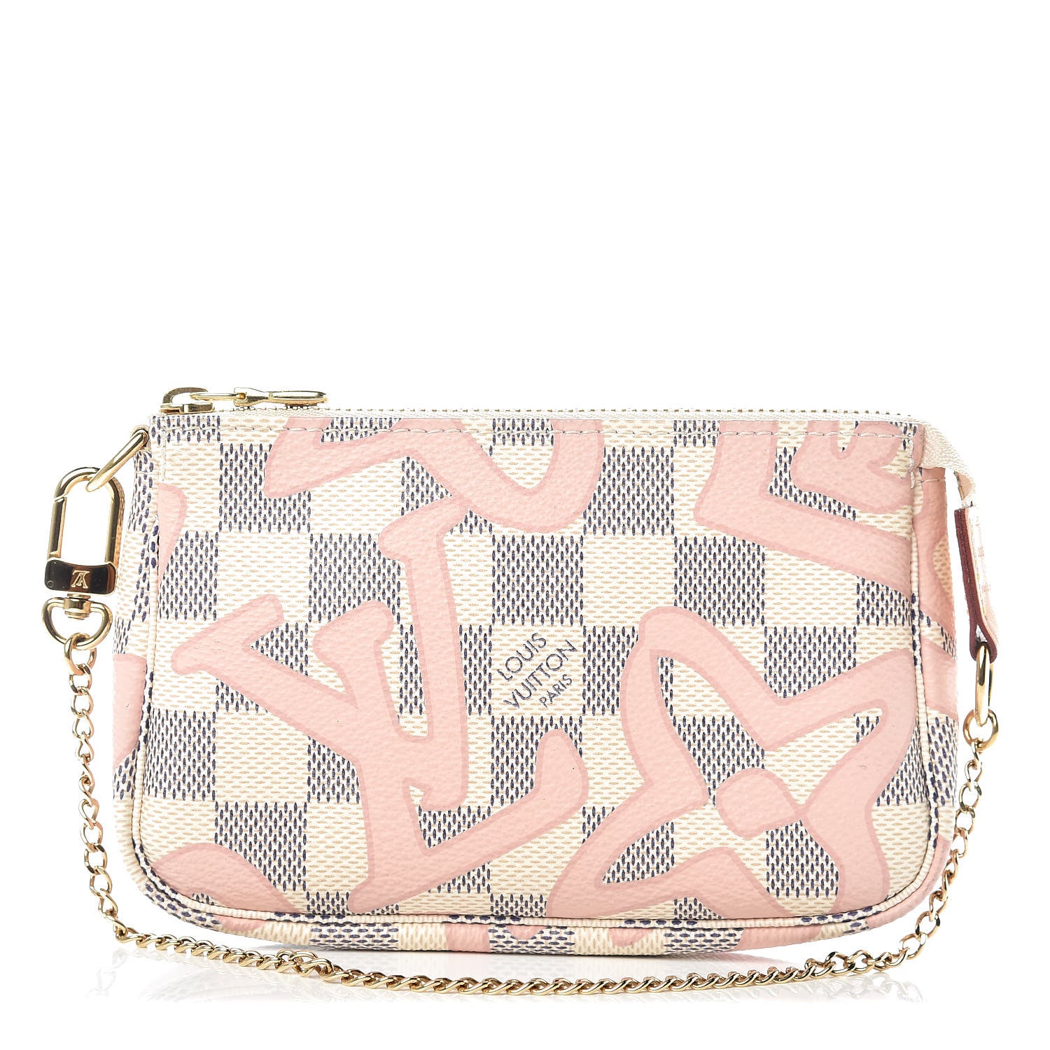 Louis Vuitton Damier Azur Tahitienne Mini Pochette Accessories 1 of 7