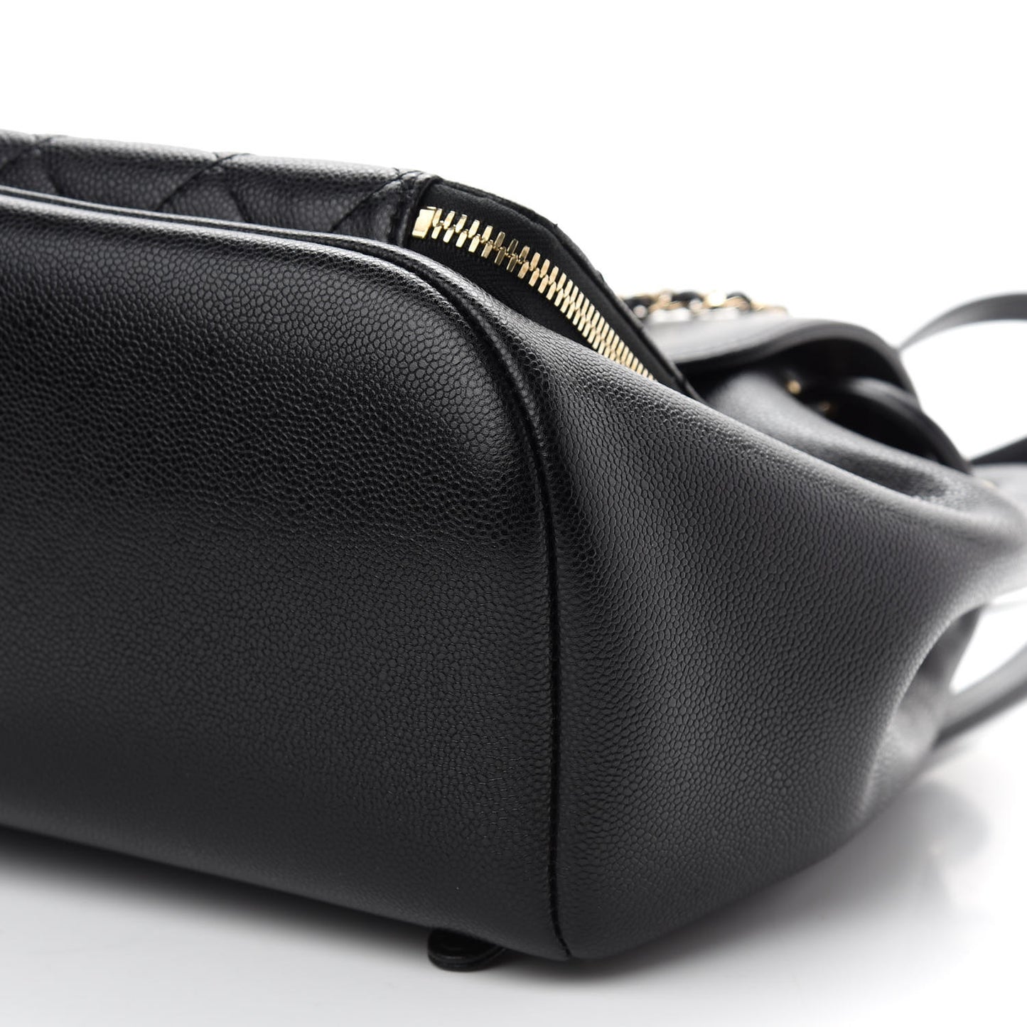 Caviar Quilted Business Affinity Backpack Black