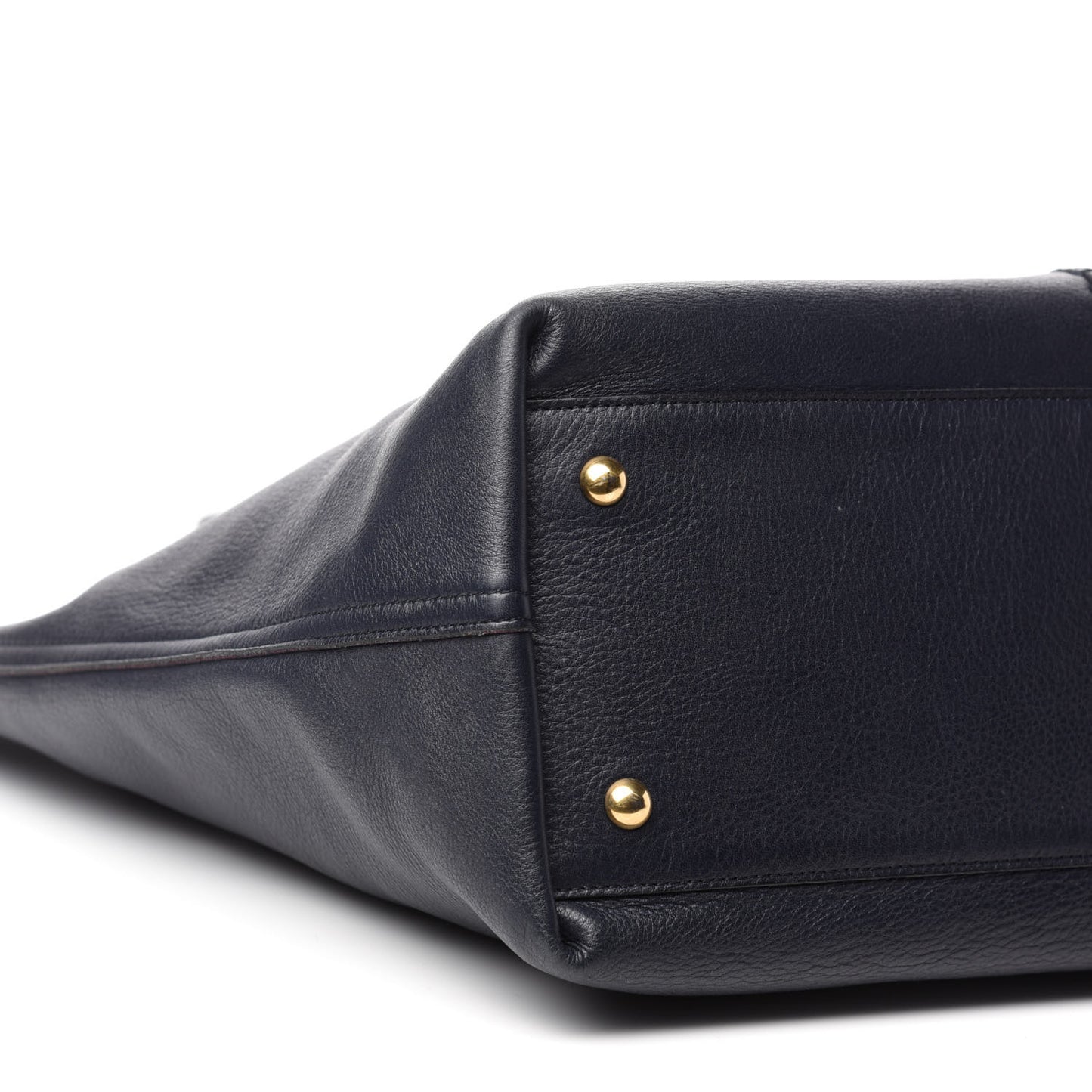 Calfskin Large Neo Double Reversible Tote Navy