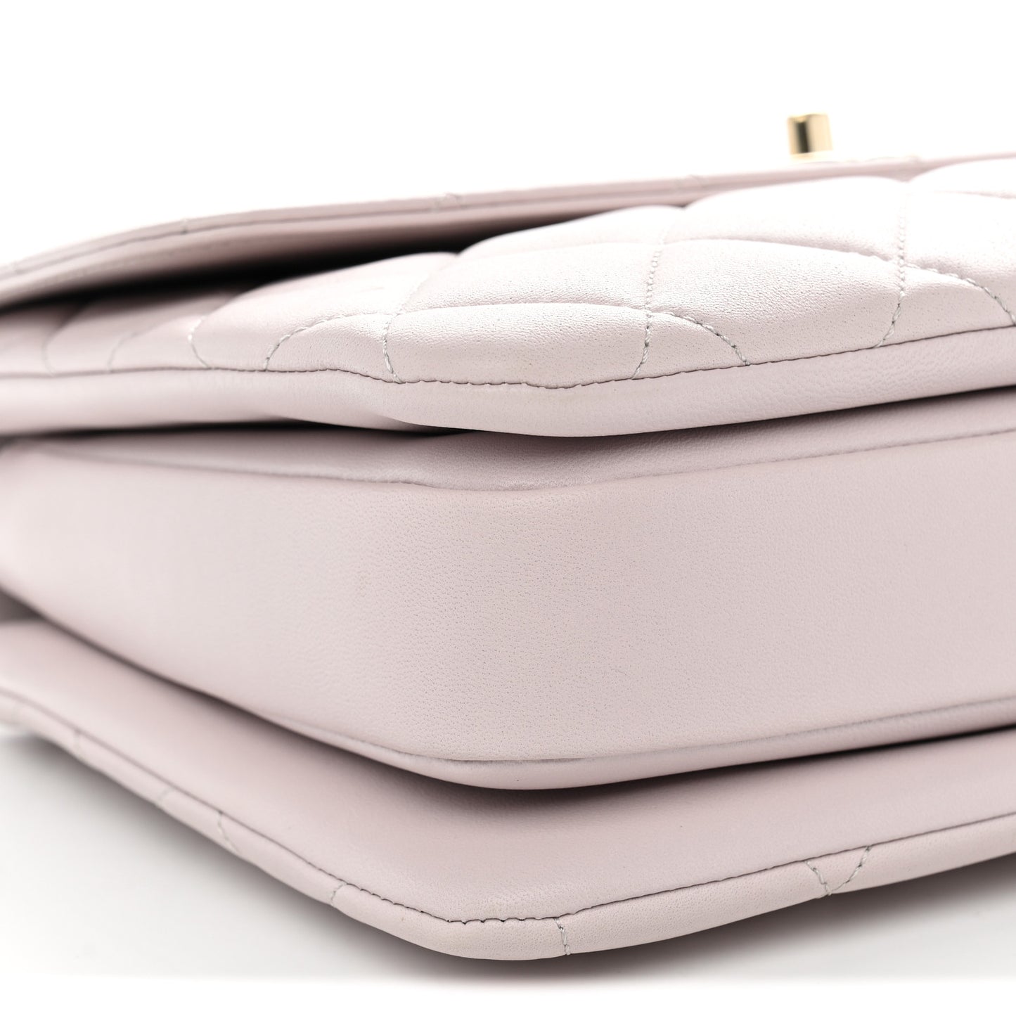 Lambskin Quilted Medium Trendy CC Flap Dual Handle Bag Pink
