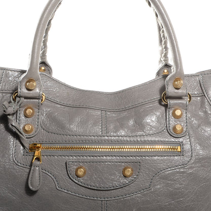 Balenciaga Agneau Giant 12 Gold Hardware Monday Gris Pyrite 9 of 9