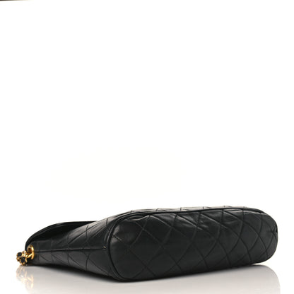 Chanel Lambskin Quilted CC Tassel Flap Black 3 of 10