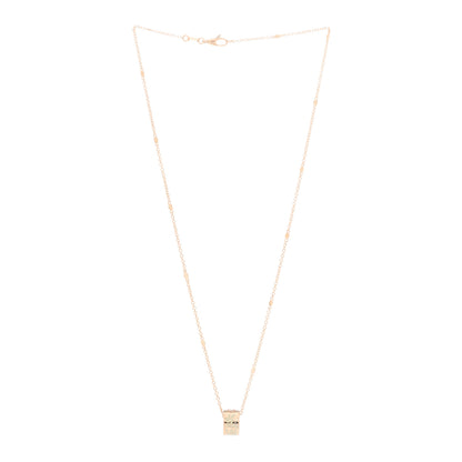 Gucci 18K Rose Gold Enamel Icon Blooms Twirl Pendant Necklace 2 of 5