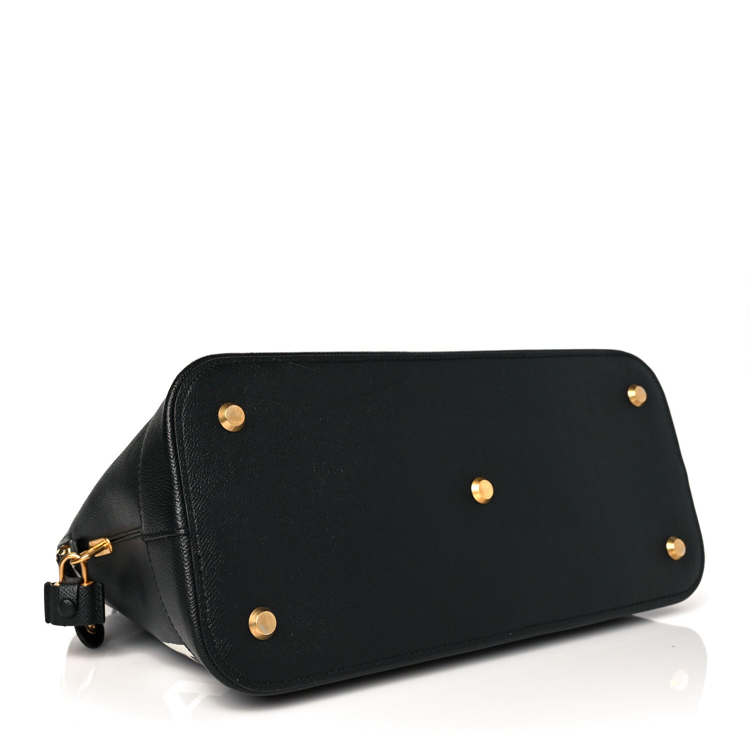 Balenciaga Signature Grained Calfskin Logo M Ville Top Handle Bag Black 4 of 10