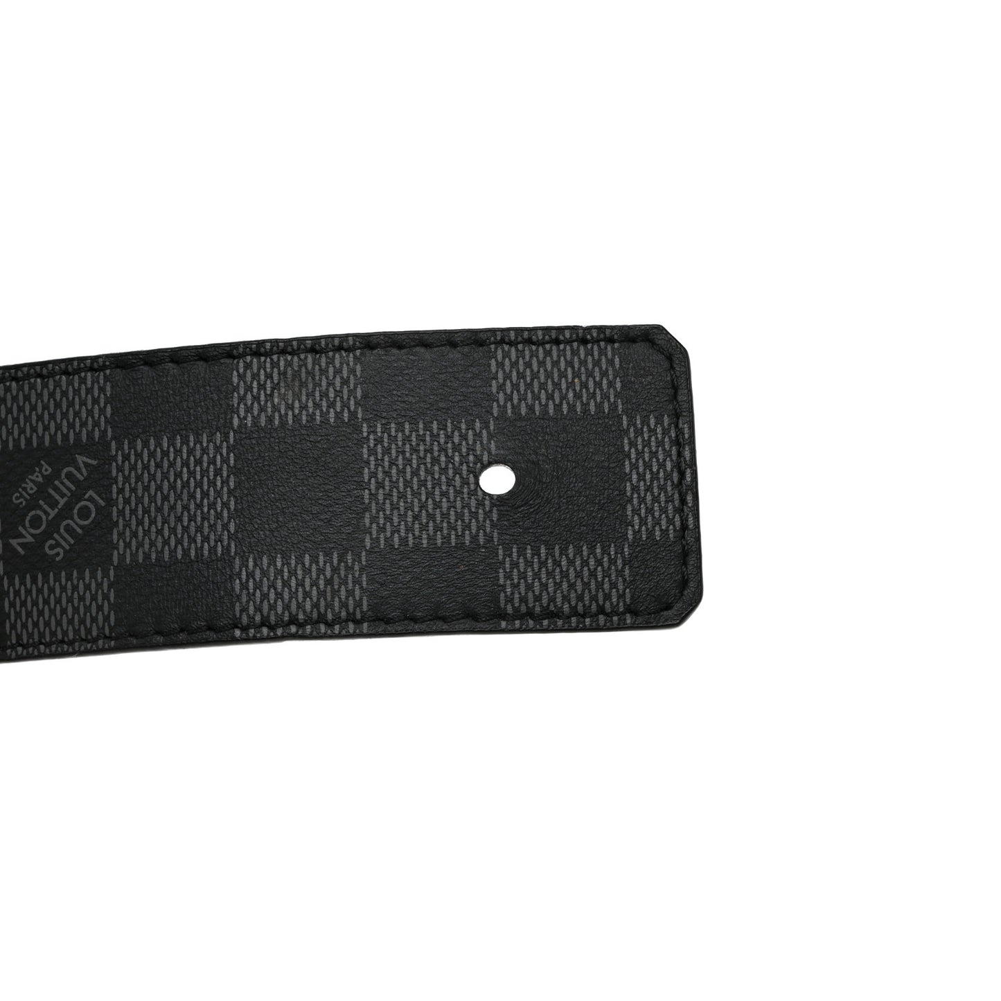 Damier Graphite Damier Infini 40mm LV Initiales Reversible Belt Onyx Black 90 36