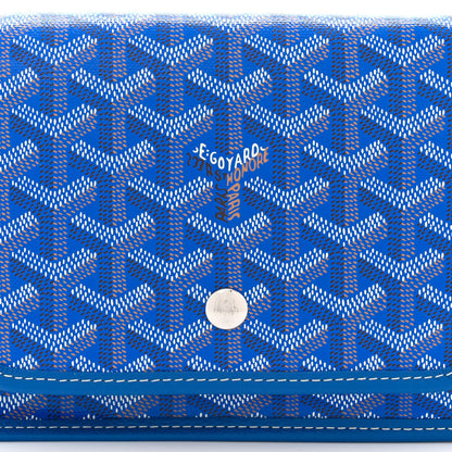 Goyard Goyardine Plumet Wallet Clutch Sky Blue 8 of 10