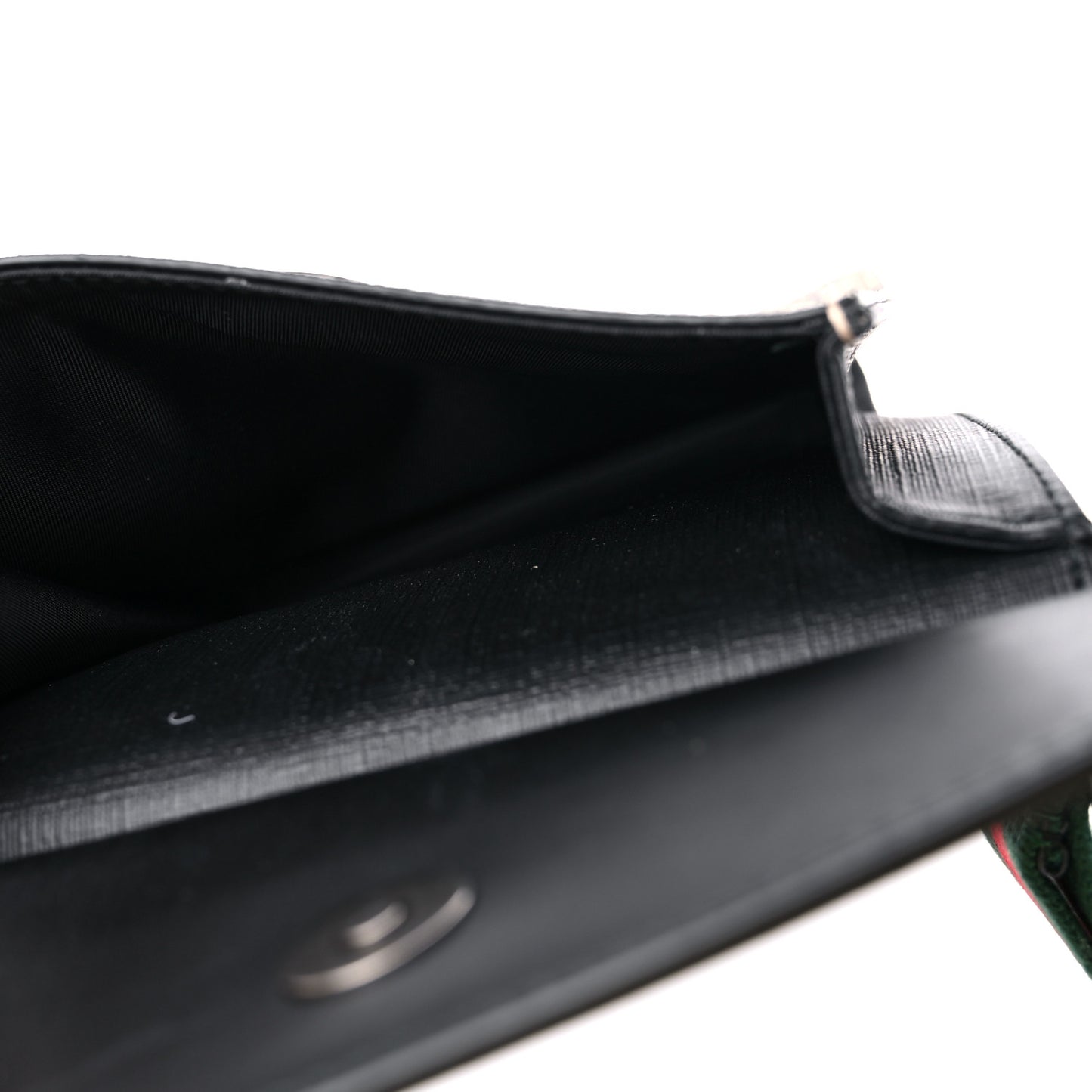 GG Supreme Monogram Web Belt Bag Black