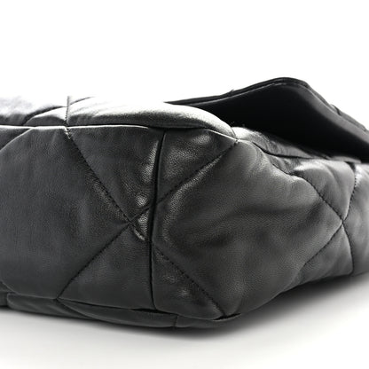 Chanel Lambskin Quilted Large Chanel 19 Flap Black 9 of 10