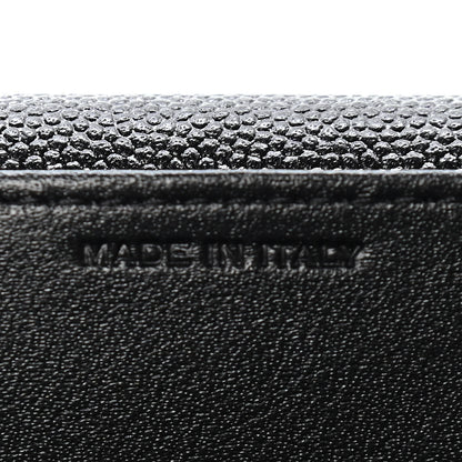 Saint Laurent Grain De Poudre Uptown Chain Wallet Black 6 of 8