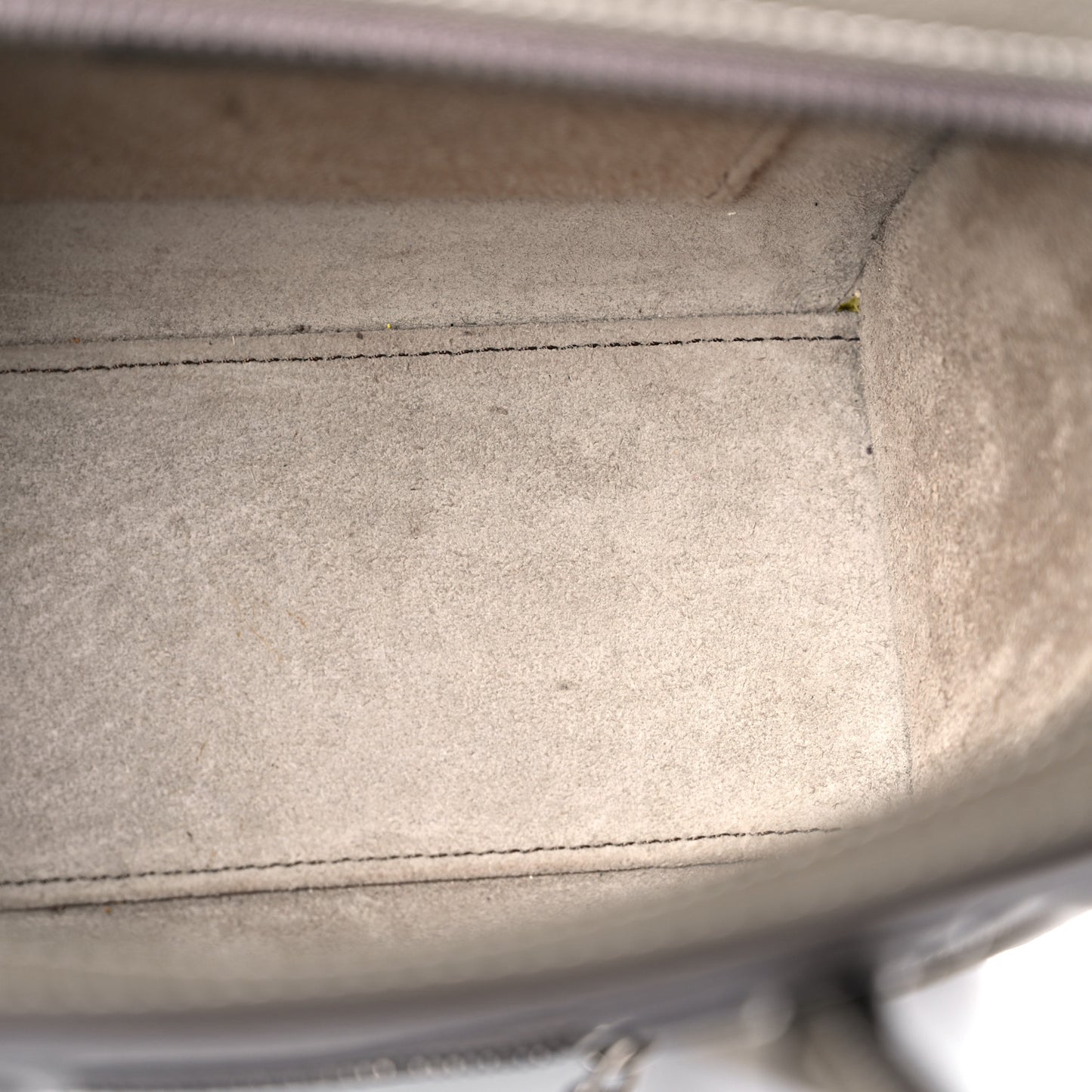Drummed Calfskin Nano Luggage Souris