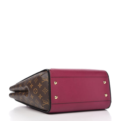 Louis Vuitton Calfskin Monogram Kimono Tote Grape 4 of 9