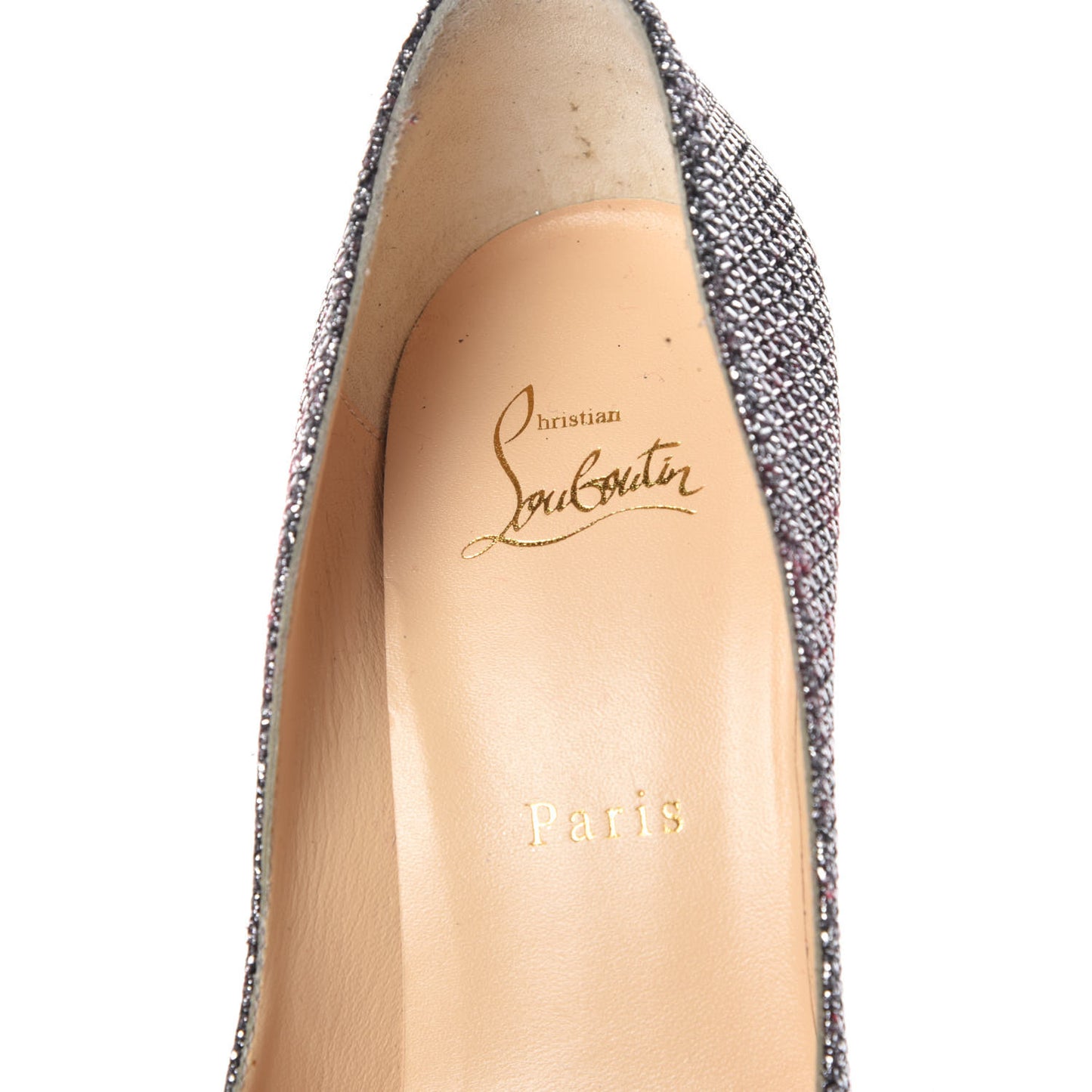 Glitter Diams Pigalle Follies 100 Pumps 40 Antic Silver