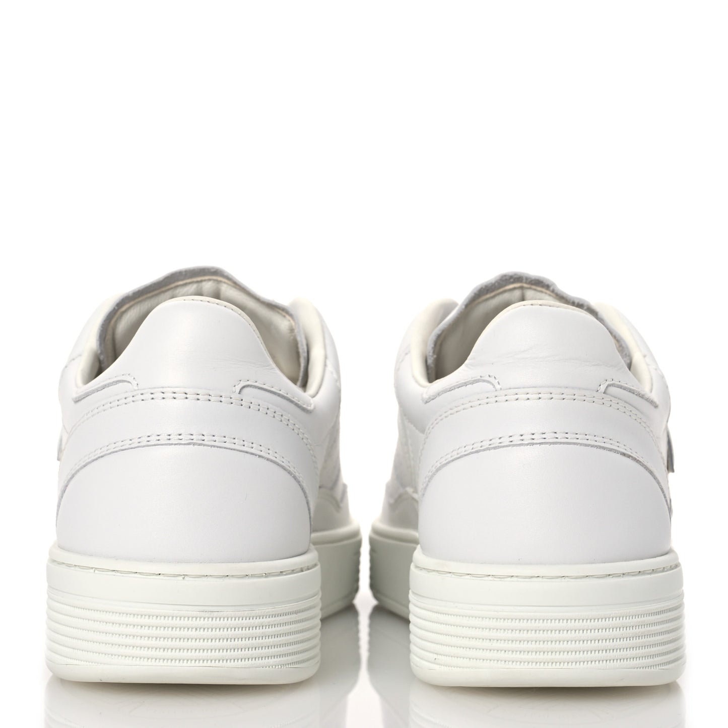 Calfskin CC Womens Sneakers 41.5 White
