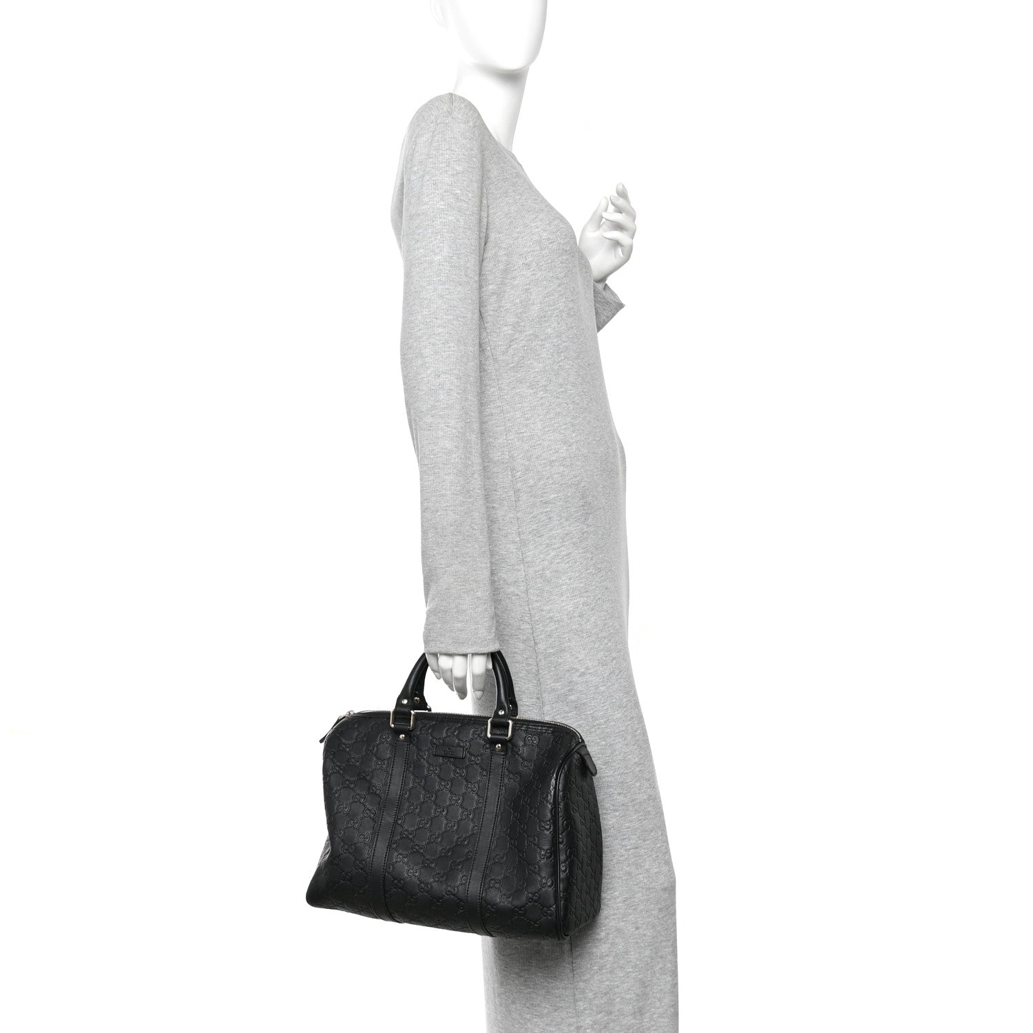 Gucci Guccissima Medium Joy Boston Black 2 of 10