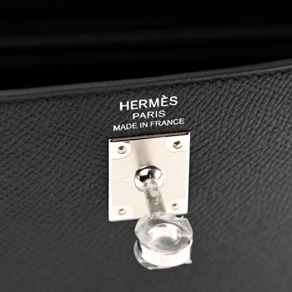 Hermes Epsom Kelly Sellier 25 Black 5 of 10