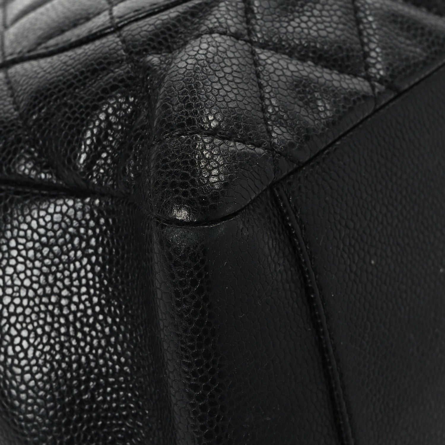 Chanel Caviar Quilted Grand Shopping Tote GST Black 10 of 13