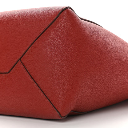 Celine Soft Grained Calfskin Small Belt Cabas Fox Red 8 of 8