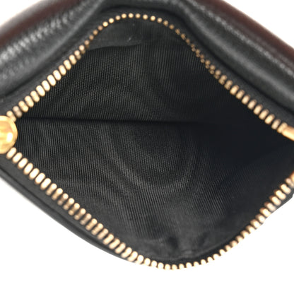 Christian Dior Goatskin Saddle Card Holder Black 6 of 7
