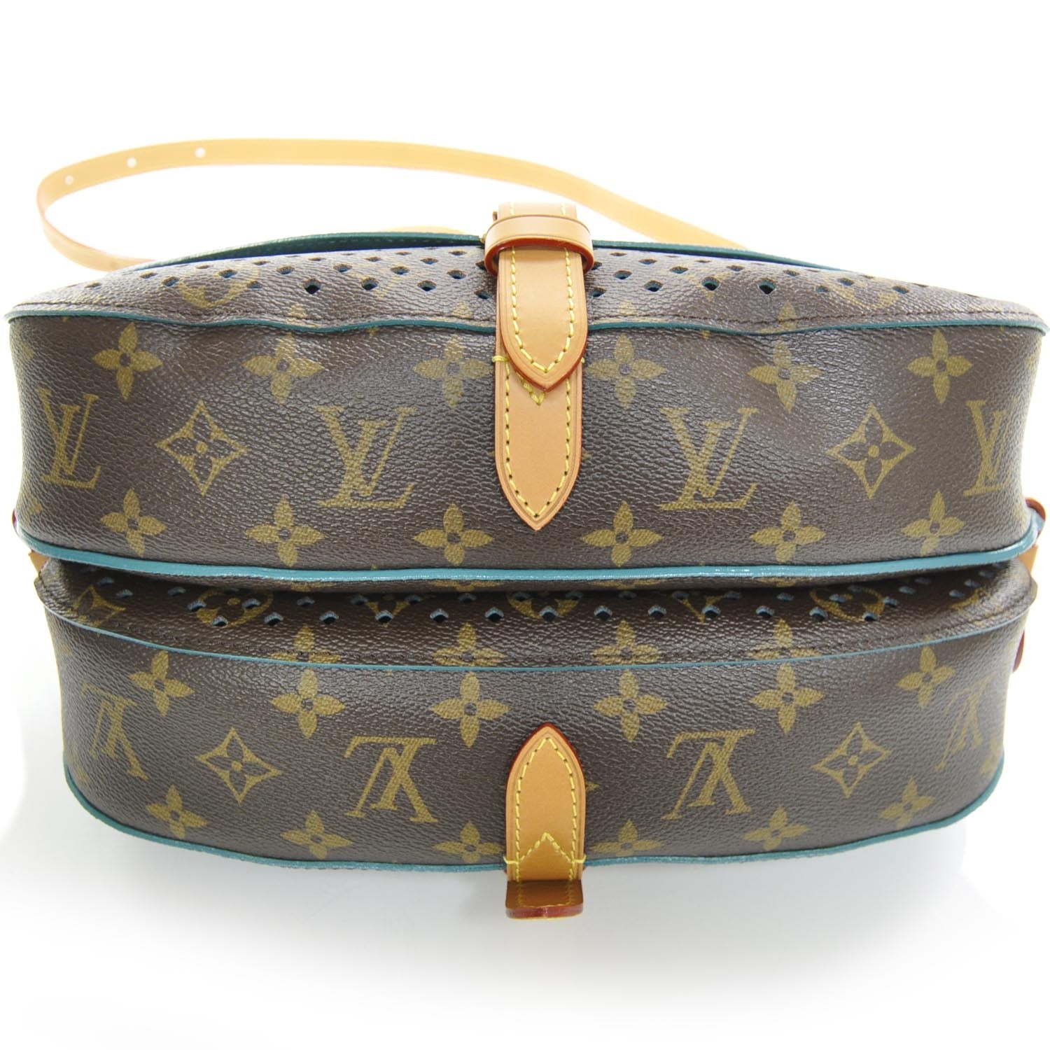 Louis Vuitton Monogram SC Flore Saumur Teal 4 of 8