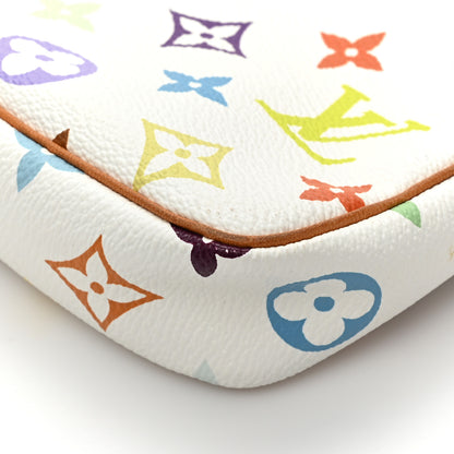 Louis Vuitton Monogram Multicolor Pochette Accessories White 11 of 15