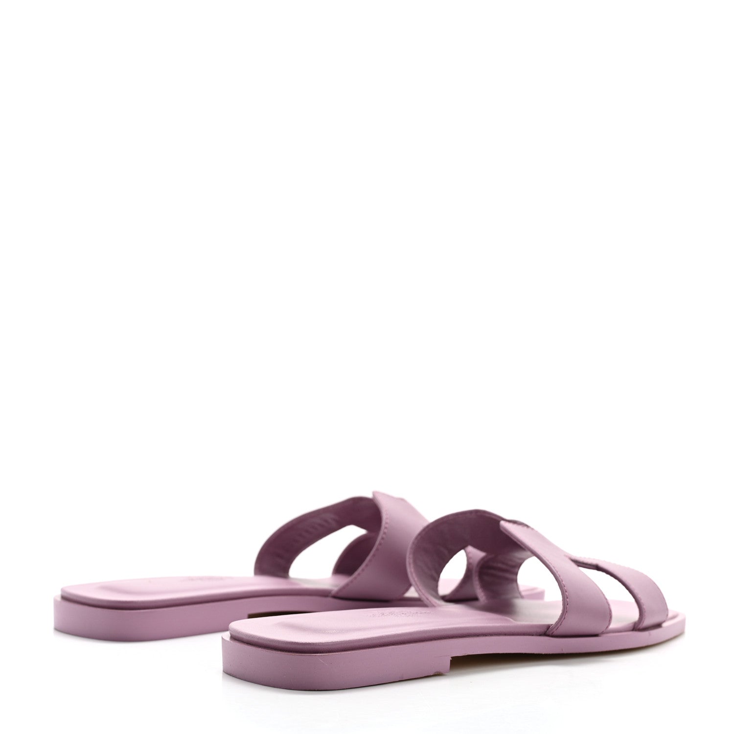 Hermes Calfskin Oran Sandals 37 Bruyère 4 of 9