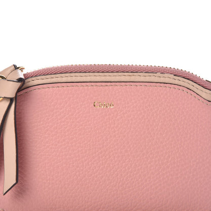 Chloe Calfskin Top Zip Card Case Anemone Pink 6 of 9