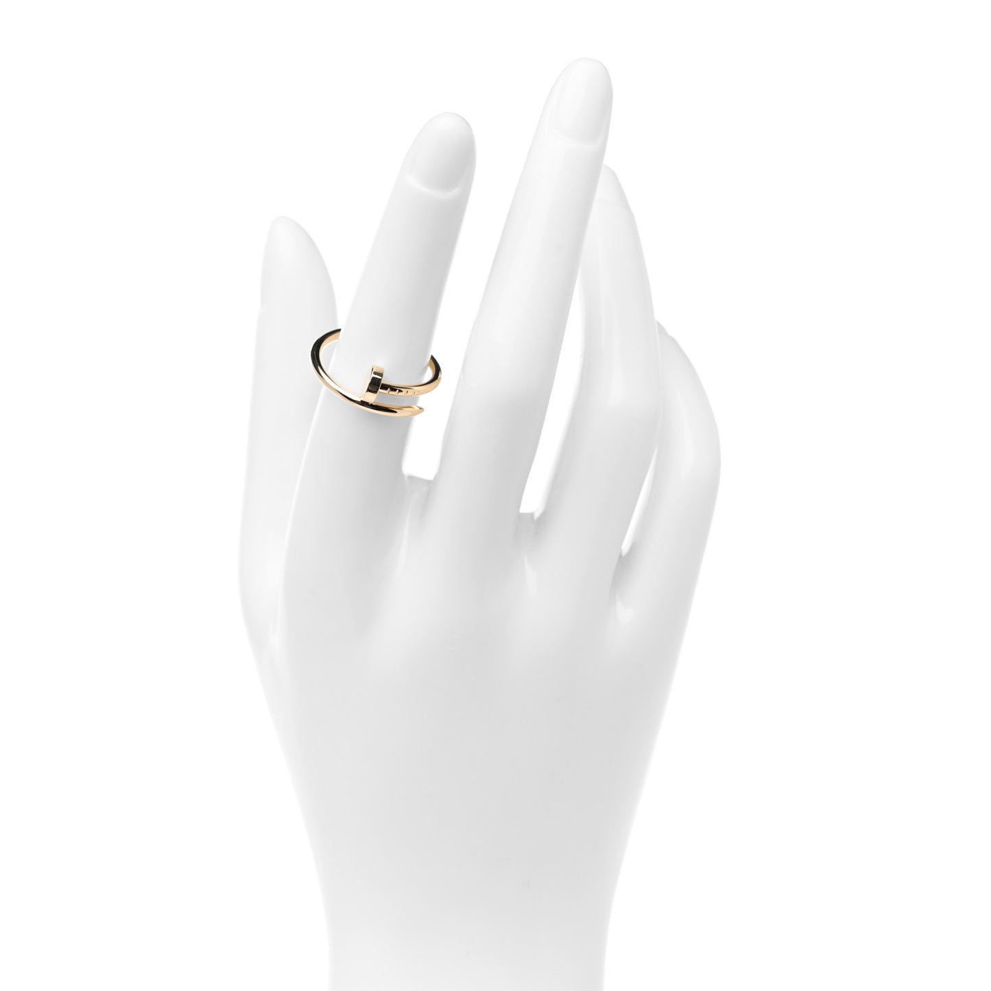 18K Yellow Gold Small Juste Un Clou Ring 54 6.75