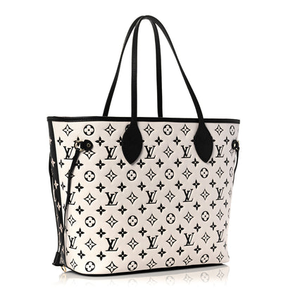 Louis Vuitton Empreinte Spring In The City Neverfull MM Black White Pink 3 of 8