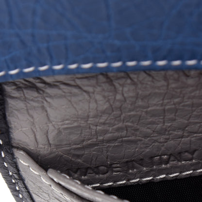 Balenciaga Veau Arena Multicolore Bazar Bi-Fold Card Case Bleu Gris White Black 8 of 8