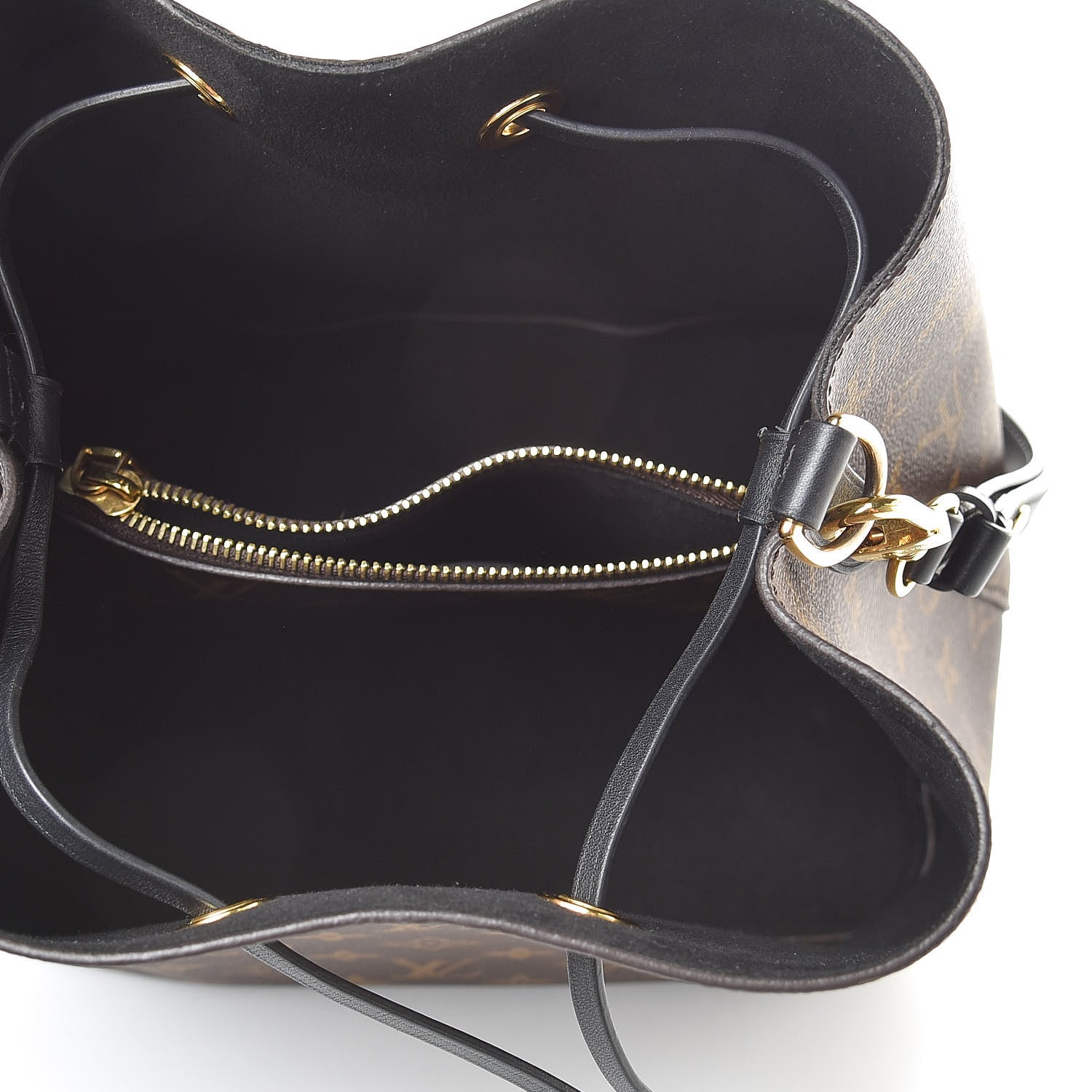 Louis Vuitton Monogram Neonoe MM Black 7 of 8