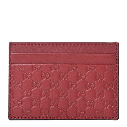 Gucci Microguccissima Card Holder Red 1 of 7