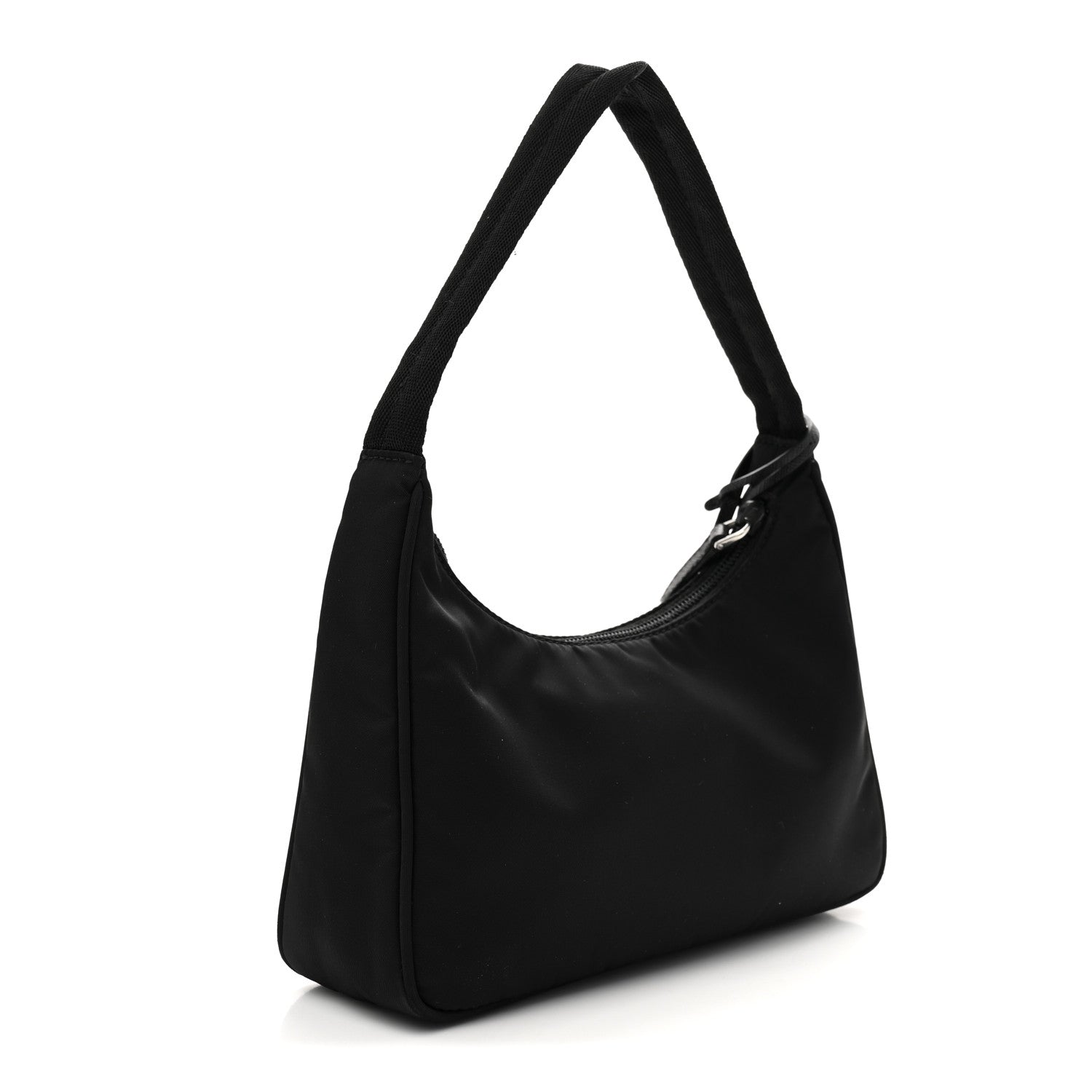 Prada Tessuto Nylon Mini Re-Edition 2000 Bag Black 3 of 12