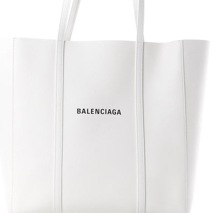 Balenciaga Smooth Calfskin Double Sided Small Everyday Tote Optic White Black 7 of 11