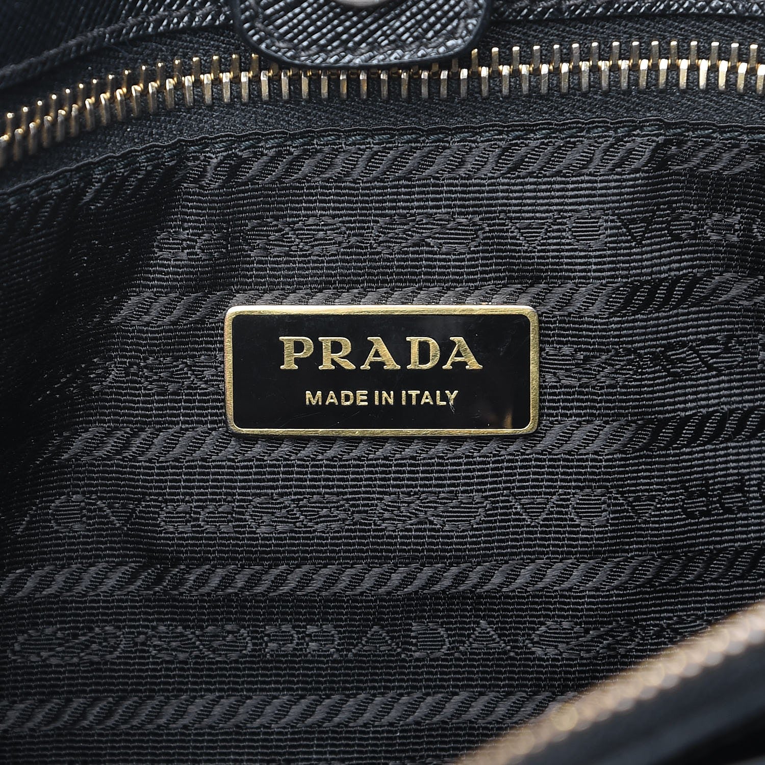 Prada Saffiano Lux Medium Tote Nero Black 6 of 12
