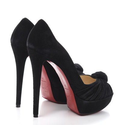 Christian Louboutin Suede Greissimo 140 Pumps 39 Black 4 of 14