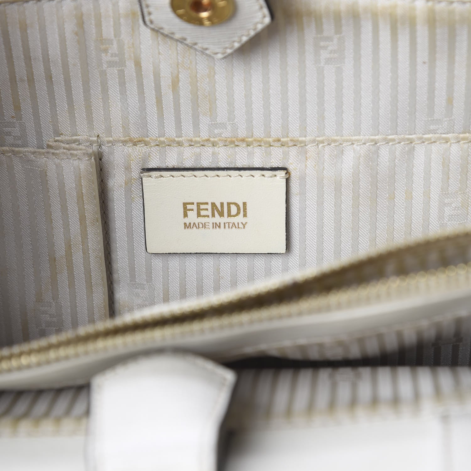 Fendi Vitello Elite Regular 2Jours Tote Latte 7 of 11