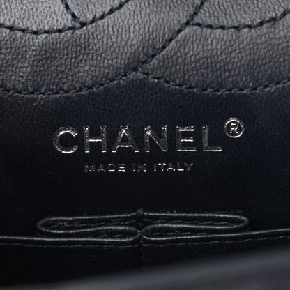Chanel Aged Calfskin Quilted 2.55 Reissue 226 Flap Navy Blue 6 of 9