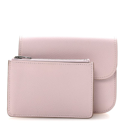 Hermes Evercolor Constance Slim Wallet Mauve Pale 3 of 8