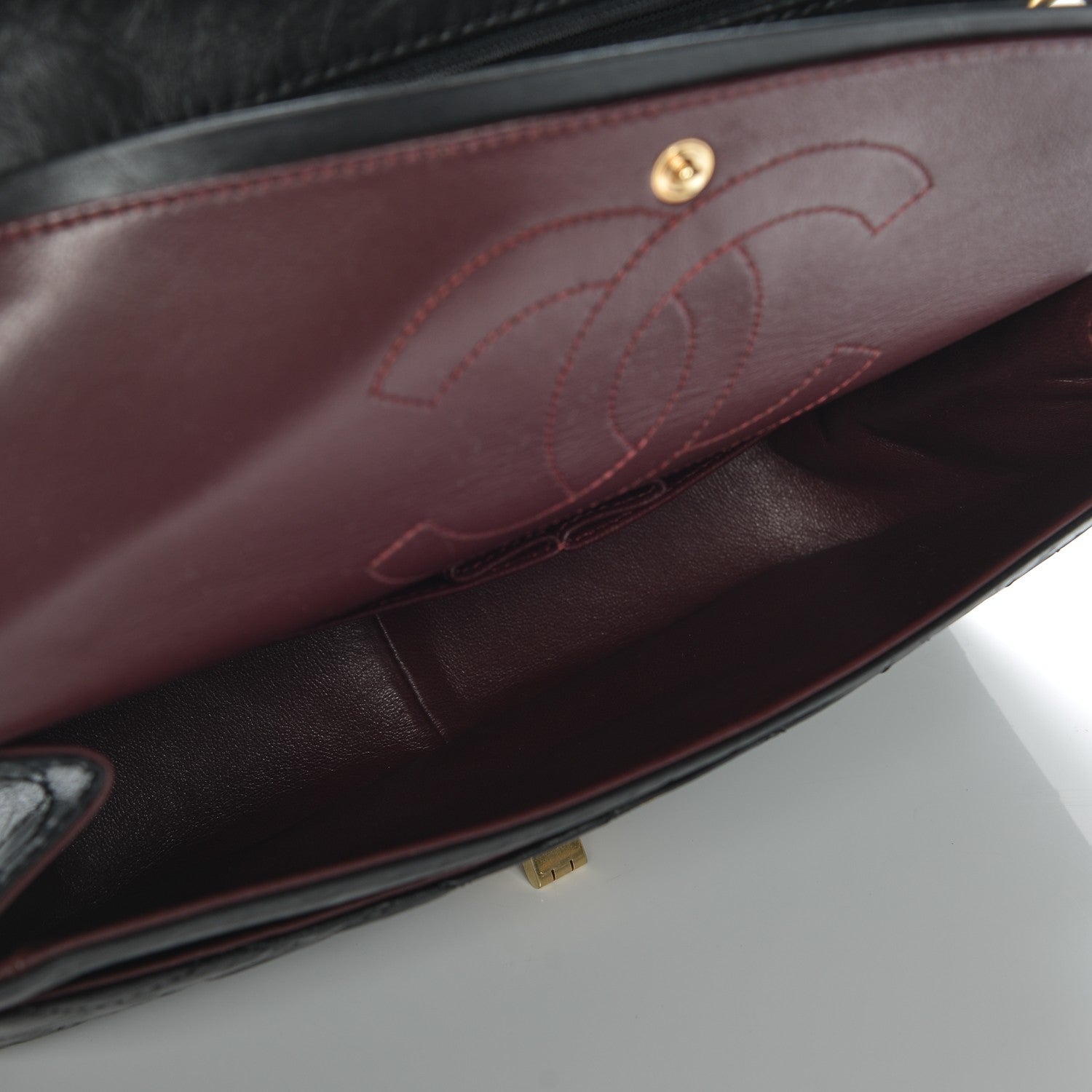 Chanel Aged Calfskin Quilted 2.55 Reissue 226 Flap Black 5 of 8
