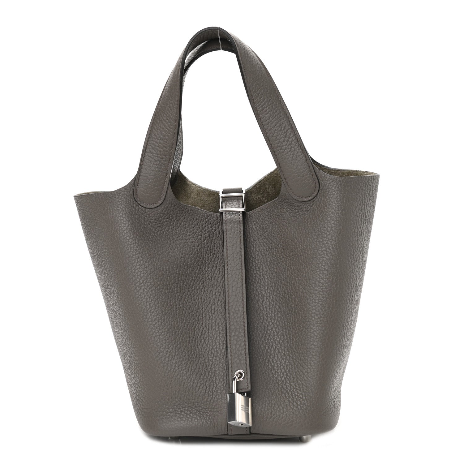 Hermes Taurillon Clemence Picotin Lock 18 PM Etain 1 of 9