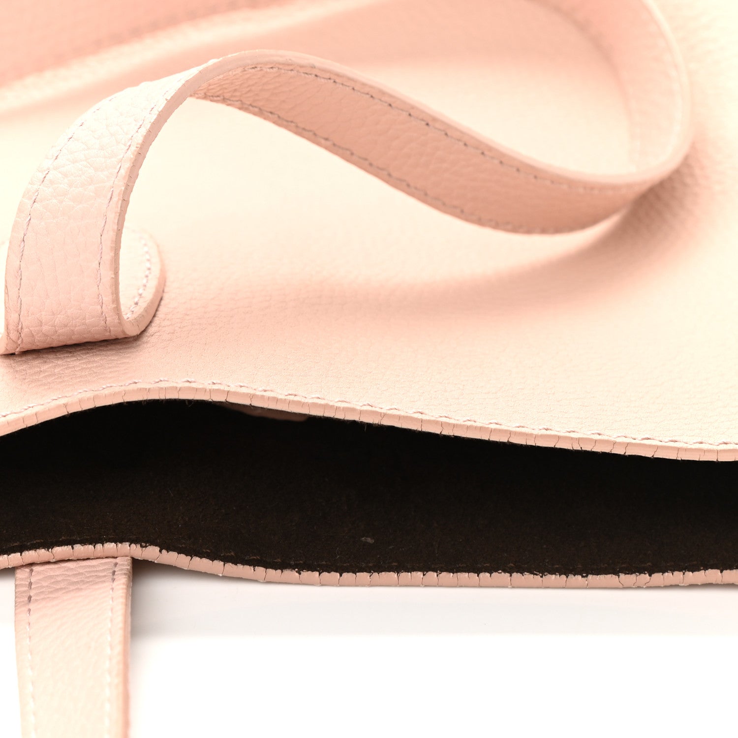 Burberry Grainy Calfskin Remington Tote Pale Ash Rose 9 of 11