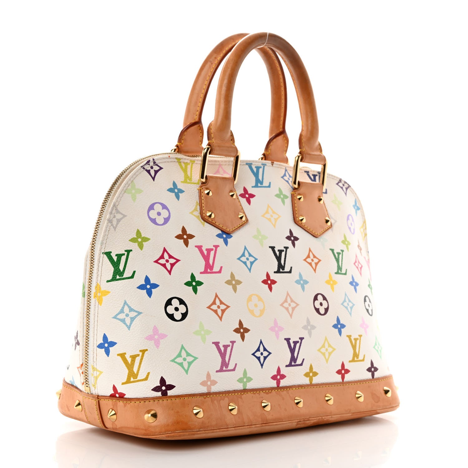 Louis Vuitton Monogram Multicolor Alma White 2 of 15