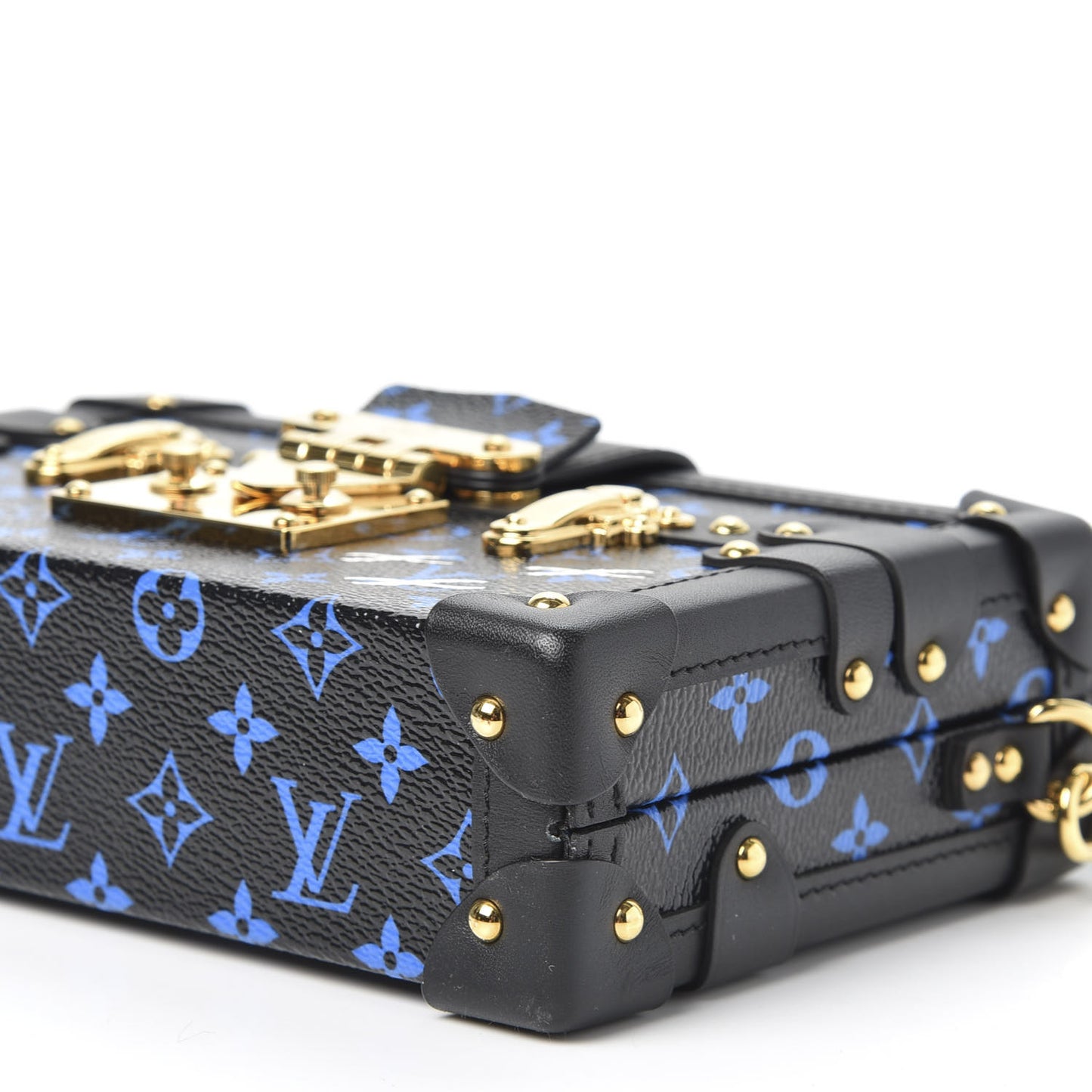 Monogram Petite Malle Blue Black