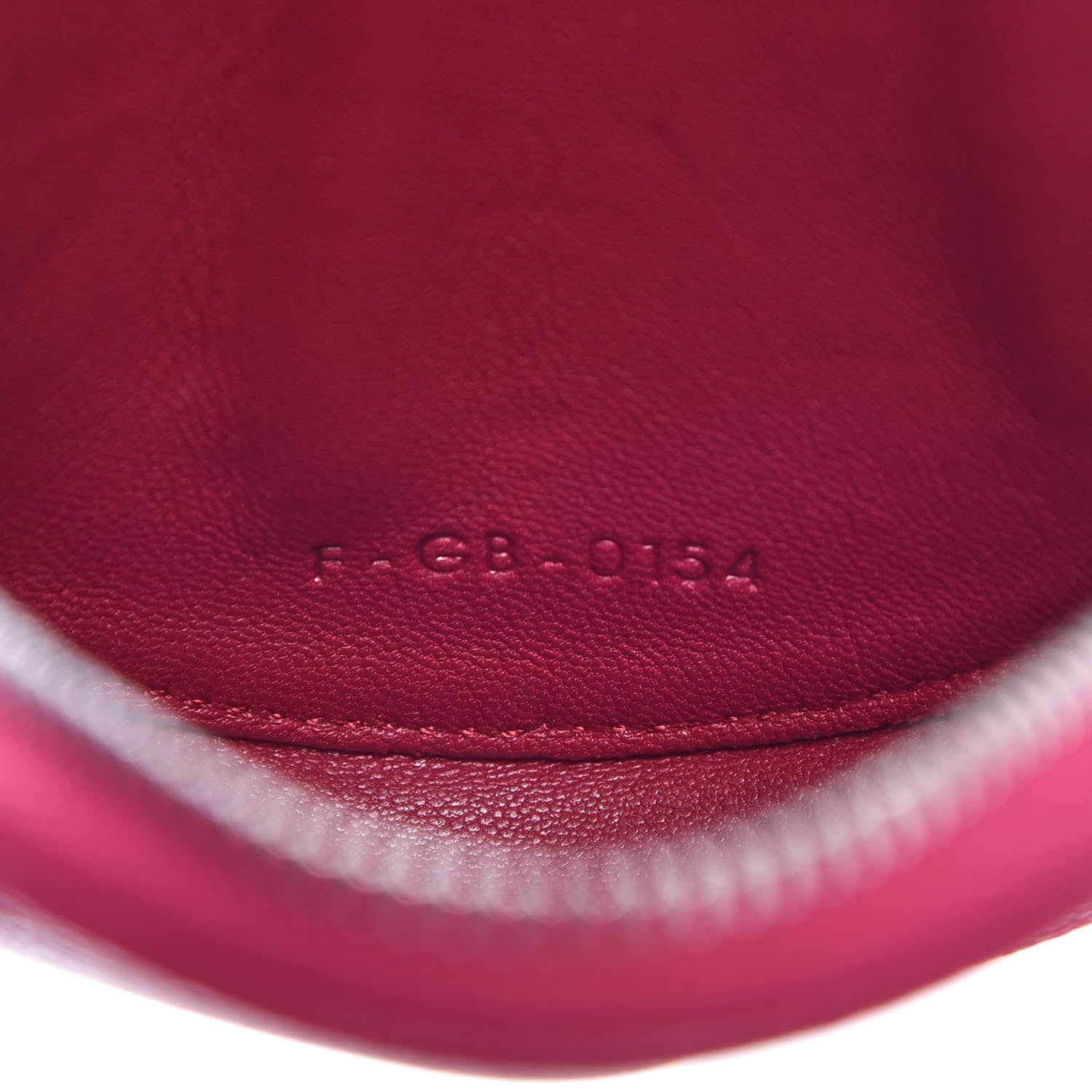 Celine Grained Calfskin Round Zip Coin Purse 7 of 9