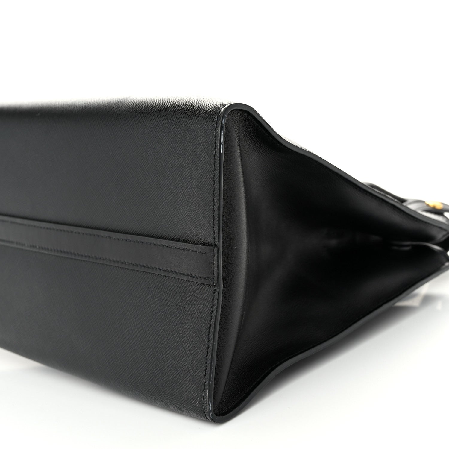 Prada Saffiano City Calfskin Small Paradigme Bag Black 10 of 10