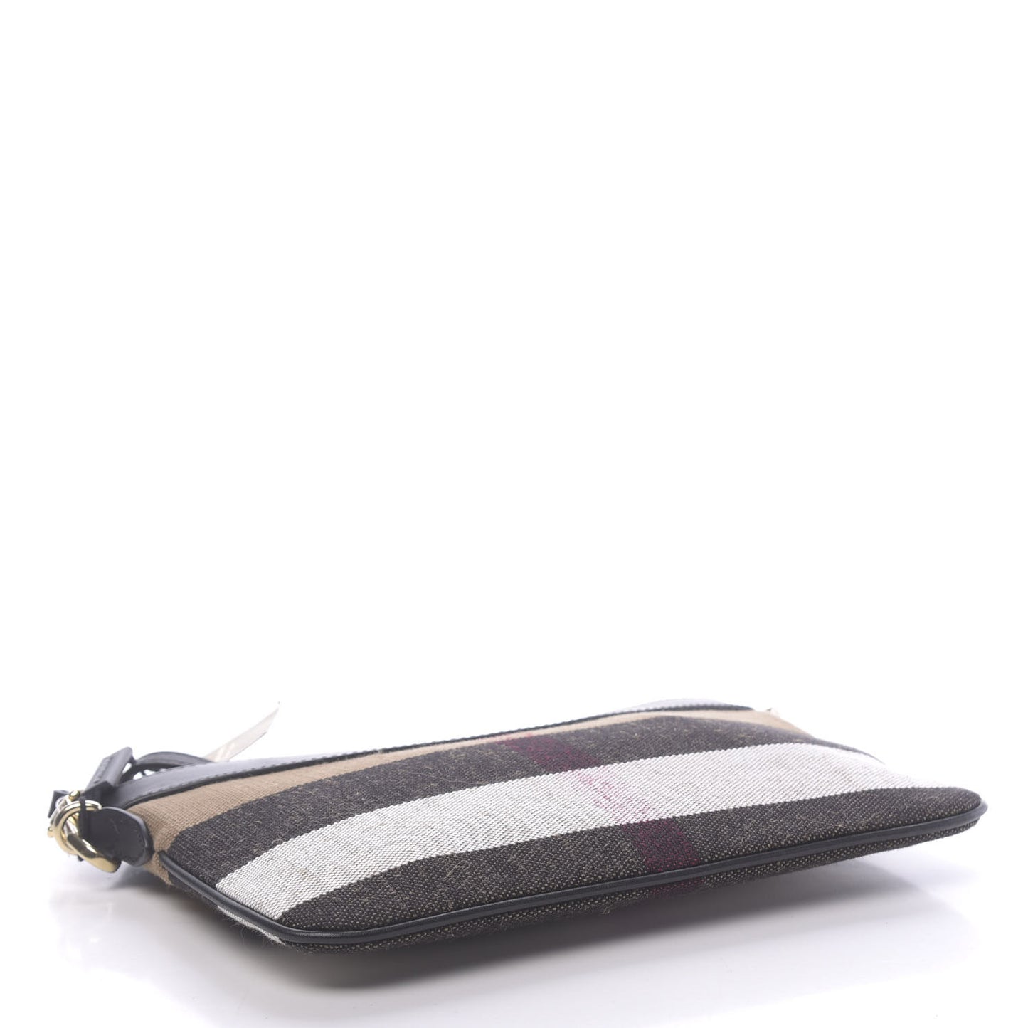 Mega Check Peyton Crossbody Clutch Bag Black
