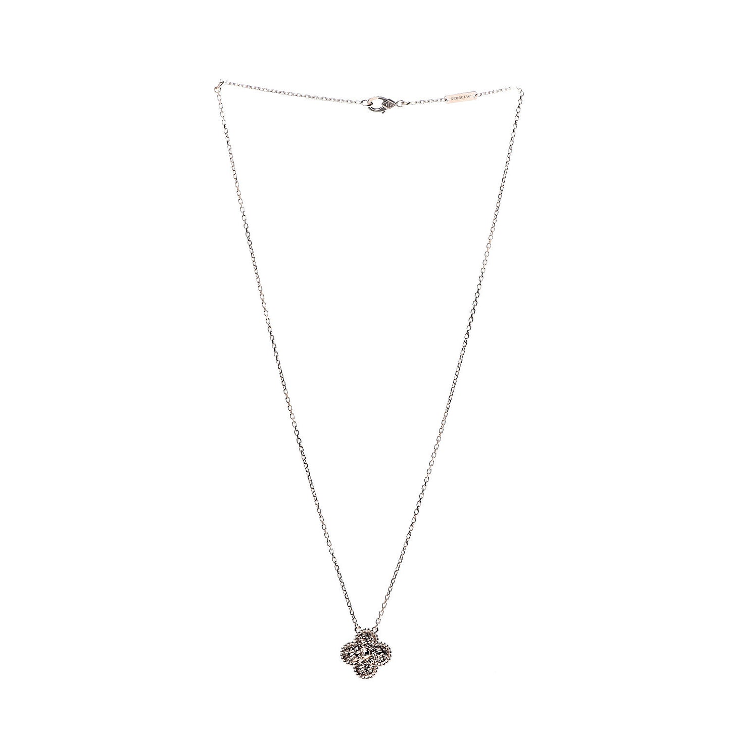 18K Rose Gold Vintage Alhambra Pendant Necklace